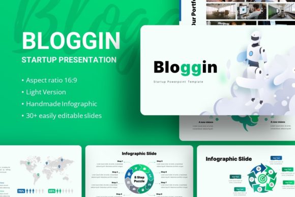 Bloggin Startup Presentation Template