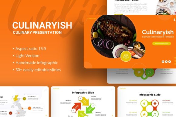 Culinaryish: Elevate Your Brand with a Professional Presentation Template