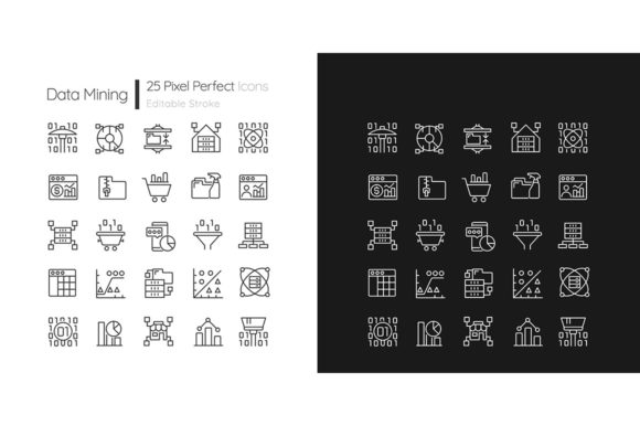 Data Mining Linear Pixel Perfect Icons: A Strategic Tool for Visual Communication