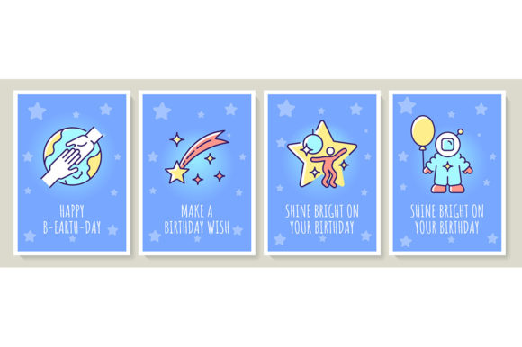 Happy Cosmic Birthday Greeting Cards: A Stellar Way to Celebrate