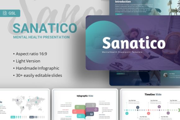 Introducing Sanatico Mental Health Google Slides Template: A Versatile Tool for Your Presentations