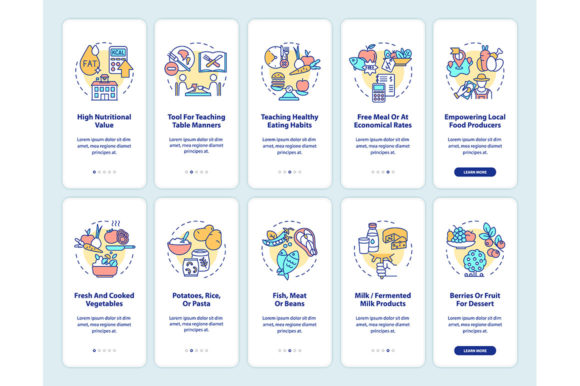 School Meal Onboarding Mobile App Pages: A Comprehensive Guide