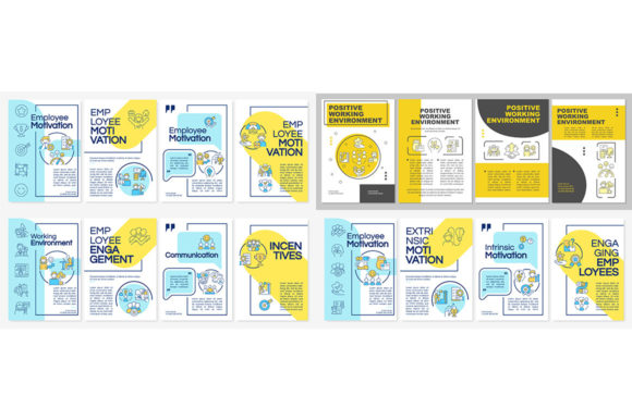 Streamline Your Office Communication with the Productive Office Brochure Template Set