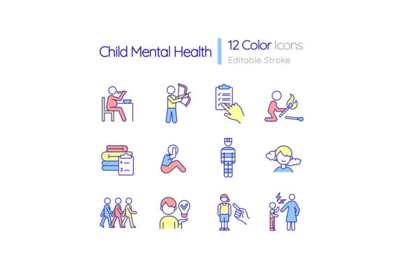Understanding and Supporting Child Mental Health with the RGB Color Icons Set